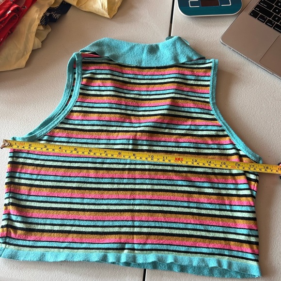 Wild Fable Size XXL Stripped Collared crop top - Picture 3 of 5